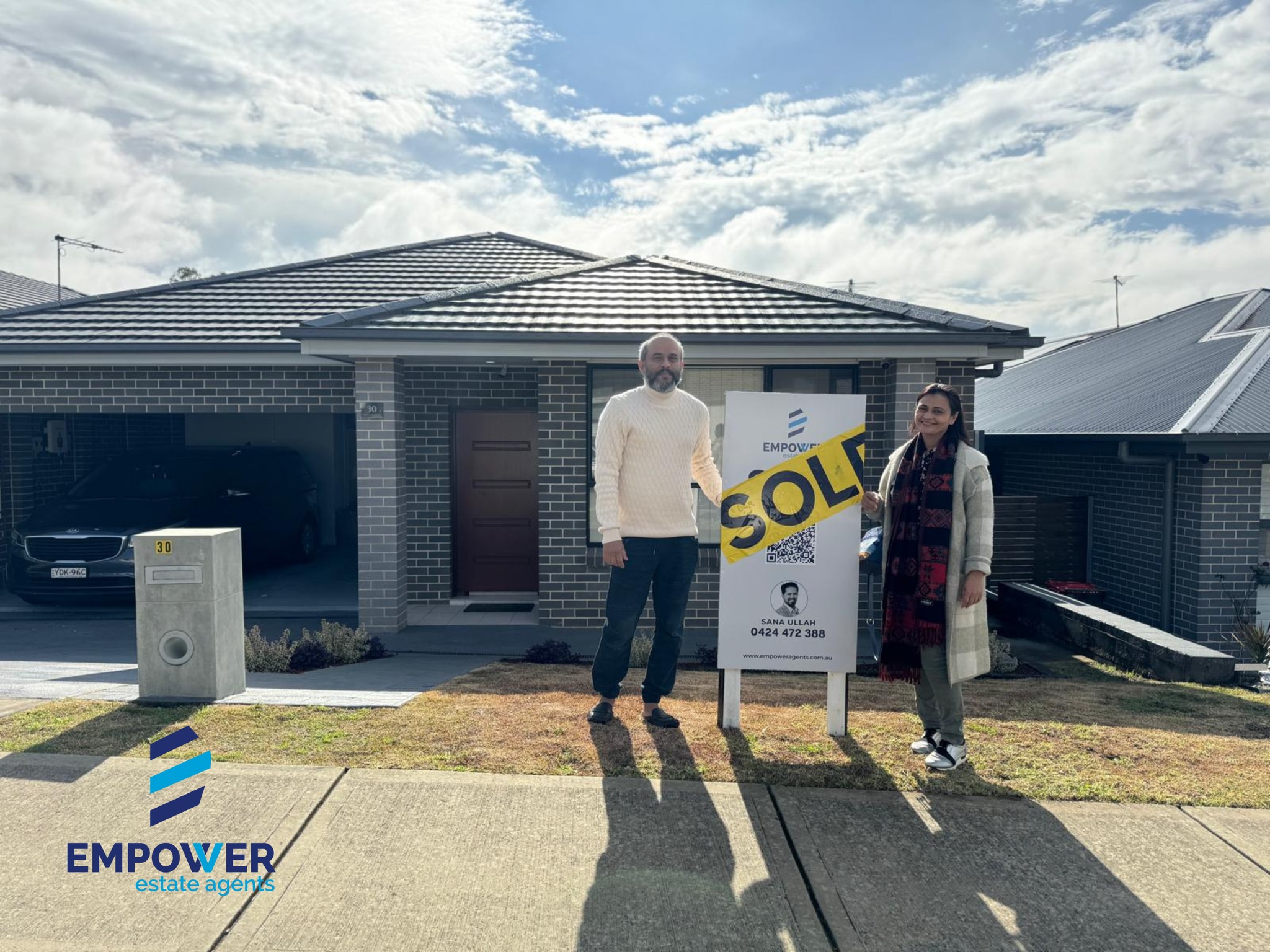 Happy property buyers Southwest Sydney